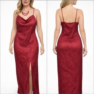 Paper Heart Red Polk A Dot Slip Dress – Size M